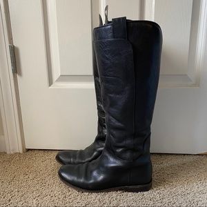 Frye Paige Tall Riding Boots, Black, Size 7.5